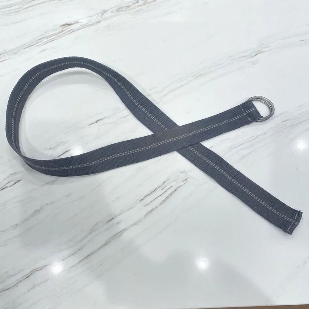 Men's Gray Fabric Belt Adjustable